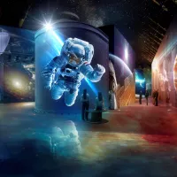 Image promotionnelle de l'exposition immersive Destination Cosmos