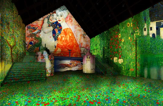 Simulation « Gustav Klimt, d’or et de couleurs »